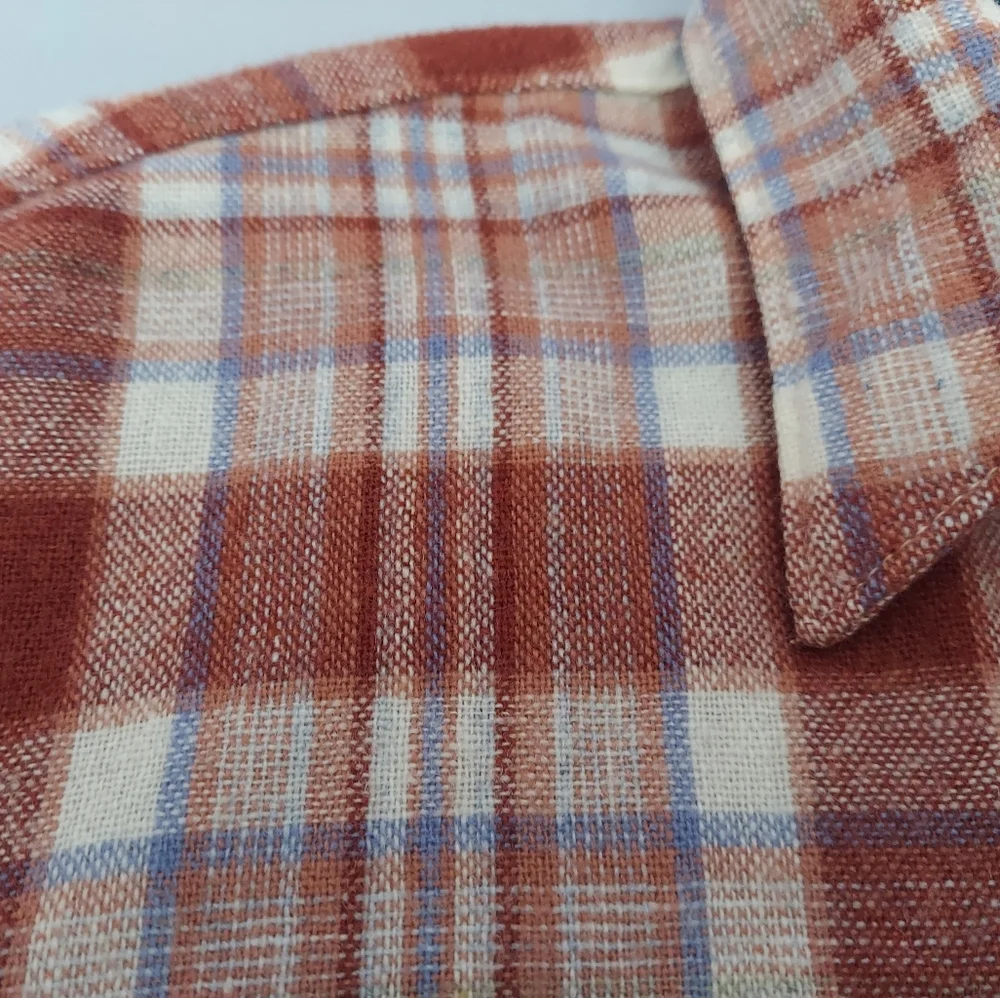 Vintage The Union St. Sportswear Plaid Shirt Mens Size Large Wool Blend Shacket